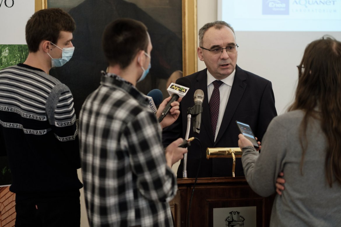 Konferencja prasowa prezesa PTPN