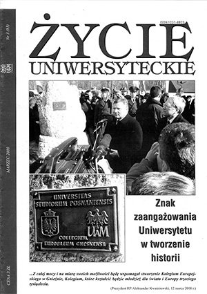 Życie Uniwersyteckie Nr 3/2000