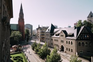 Widok z Collegium Maius. fot. Władysław Gardasz