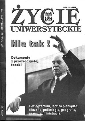Życie Uniwersyteckie Nr 1-2/1995