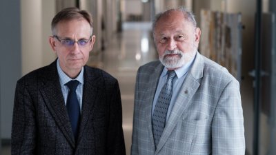 Prof. Tomasz Schramm i prof. Krzysztof A. Makowski, fot. Adrian Wykrota