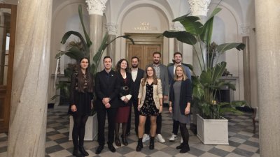 Laureaci Nagrody Marszałka Województwa Wielkopolskiego "Wielkopolska dla Planety 2030" w Rokosowie