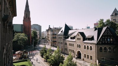 Widok z Collegium Maius. fot. Władysław Gardasz