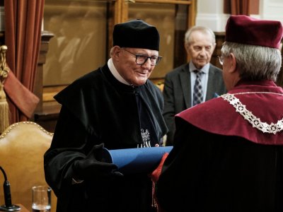 Prof. Andrzej Legocki doktorem honoris causa UAM, fot. Adrian Wykrota