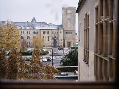 Widok z okna w Collegium Minus, fot. Władysław Gardasz