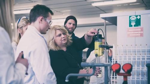 Sesja filmowa na Wydziale Chemii