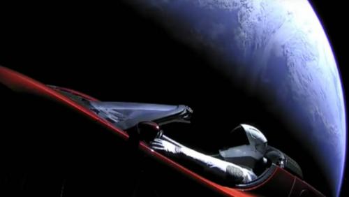 Tesla w kosmosie