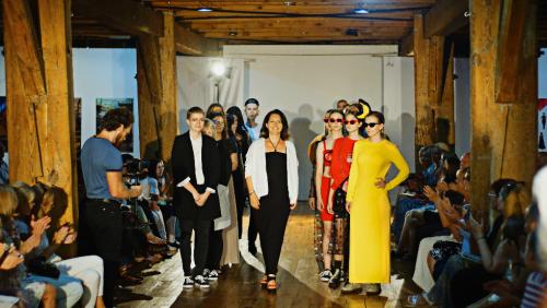 Pokaz mody studentów z Pracowni Sztuk Projektowych/ Fot. P. Madej