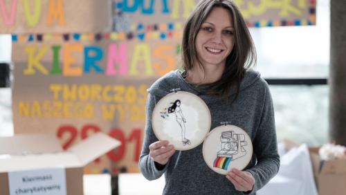 dr Dominika Gortych, pełnomocniczka Dziekana ds. promocji/ fot. Adrian Wykrota