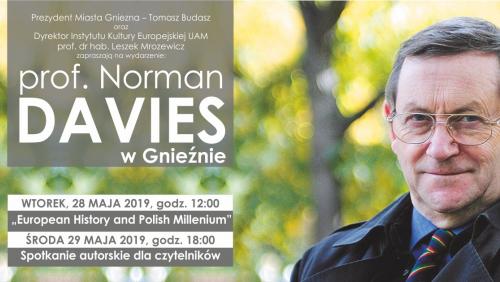 Brytyjsko-polski historyk Norman Davies zawita do Gniezna przy okazji promocji studiów Wiedzy o Polsce na prestiżowym Uniwersytecie Cambridge
