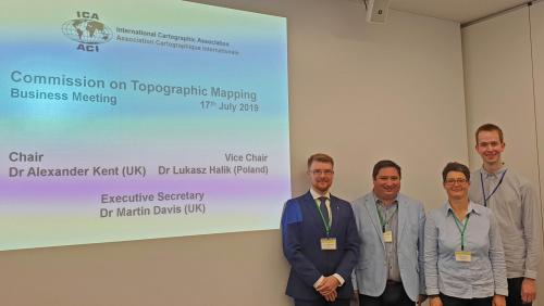 Na zdjęciu od lewej Łukasz Halik (Polska), Alexander Kent (Wielka Brytania), Anja Hopfstock (Niemcy), Martin Davis (Wielka Brytania) fot. B. Medyńska-Gulij