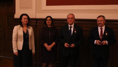 Odznaczenia państwowe dla pracowników UAM, fot. Przemysław Stanula, Biuro Prasowe