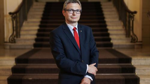 Marcin Wysocki, Kanclerz UAM, fot. Adrian Wykrota