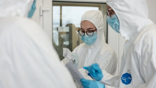 Pracownia kopalnego DNA na UAM Fot. Adrian Wykrota