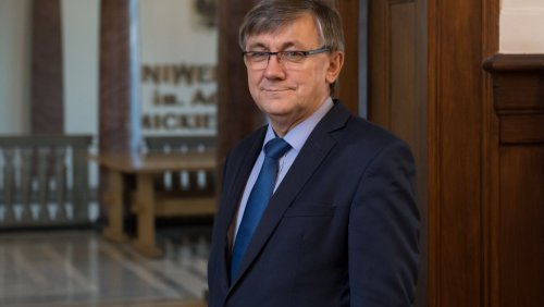 Prorektor Tadeusz Wallas Fot. Łukasz Woźny