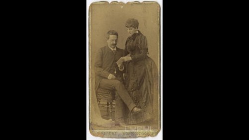 Heliodor Święcicki z żoną