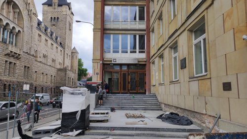 Remonty w Collegium Martineum, fot. Adrian Wykrota