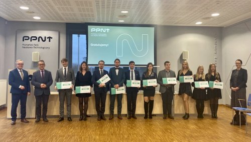 Laureaci stypendiów Fundacji UAM Fot. Victoria Leszczyńska