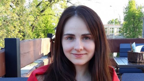 Polina Andrushko pomaga na granicy z Ukrainą