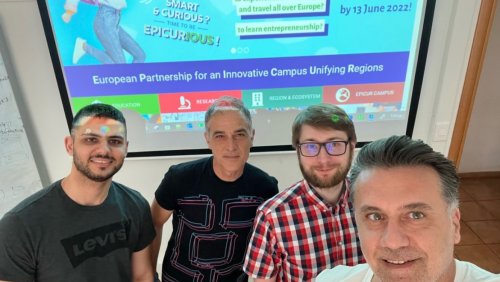 Na zdjęciu od lewej: Iakovos Stratigakis, Kyriakos Barbounakis, Adrian Trzoss, Thrasyvoulos Tsiatsos.