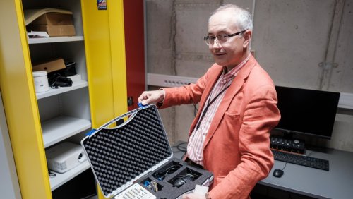 prof. UAM Piotr Podlipniak, fot. Adrian Wykrota