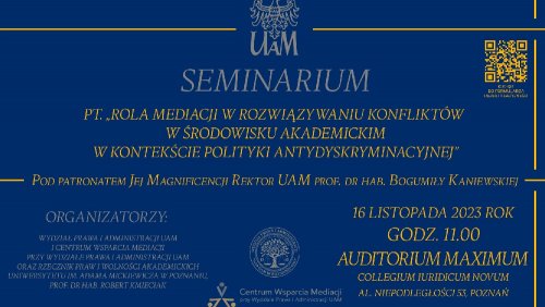 Rola mediacji w rozwiązywaniu konfliktów w środowisku akademickim na tle polityki antydyskryminacyjnej