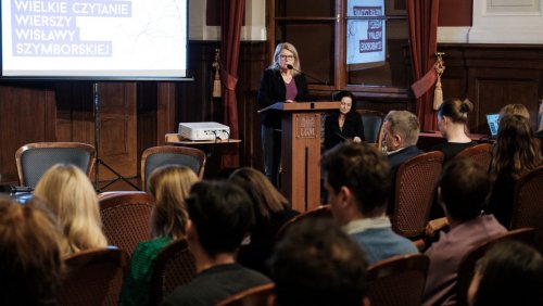 Wielkie Czytanie wierszy Wisławy Szymborskiej, fot. Adrian Wykrota