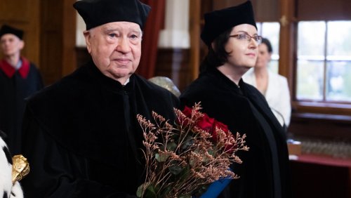 Odnowienie doktoratu prof. Andrzeja Szwarca Fot. Łukasz Gdak