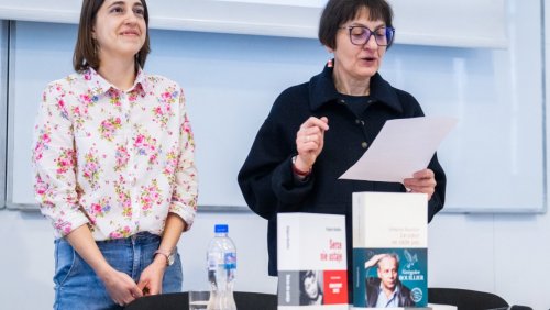 Spotkanie z Elżbietą Janotą, fot. Łukasz Gdak