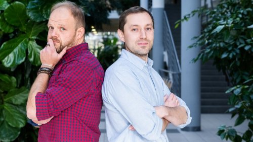 Doktor Szymon Chowański i doktor Jan Lubawy, fot. Łukasz Gdak