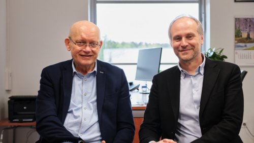 Prof. Bogusław Mróz i dr Grzegorz Nowaczyk, fot. W. Gardasz