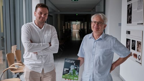 Prof. Przemysław Makarowicz i dr Jan Romaniszyn, fot. Władysław Gardasz