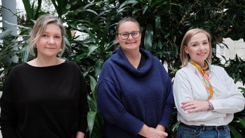 Dr Katarzyna Błaszczyk, prof. Małgorzata Borowiak, Alicja Ostrowska-Leszczyńska, fot. Władysław Gardasz