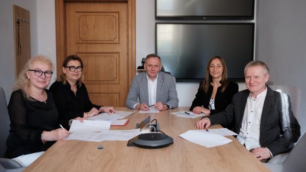 Na fotografii jedno ze spotkań zarządu PKZP UAM  Fot. Władysław Gardasz