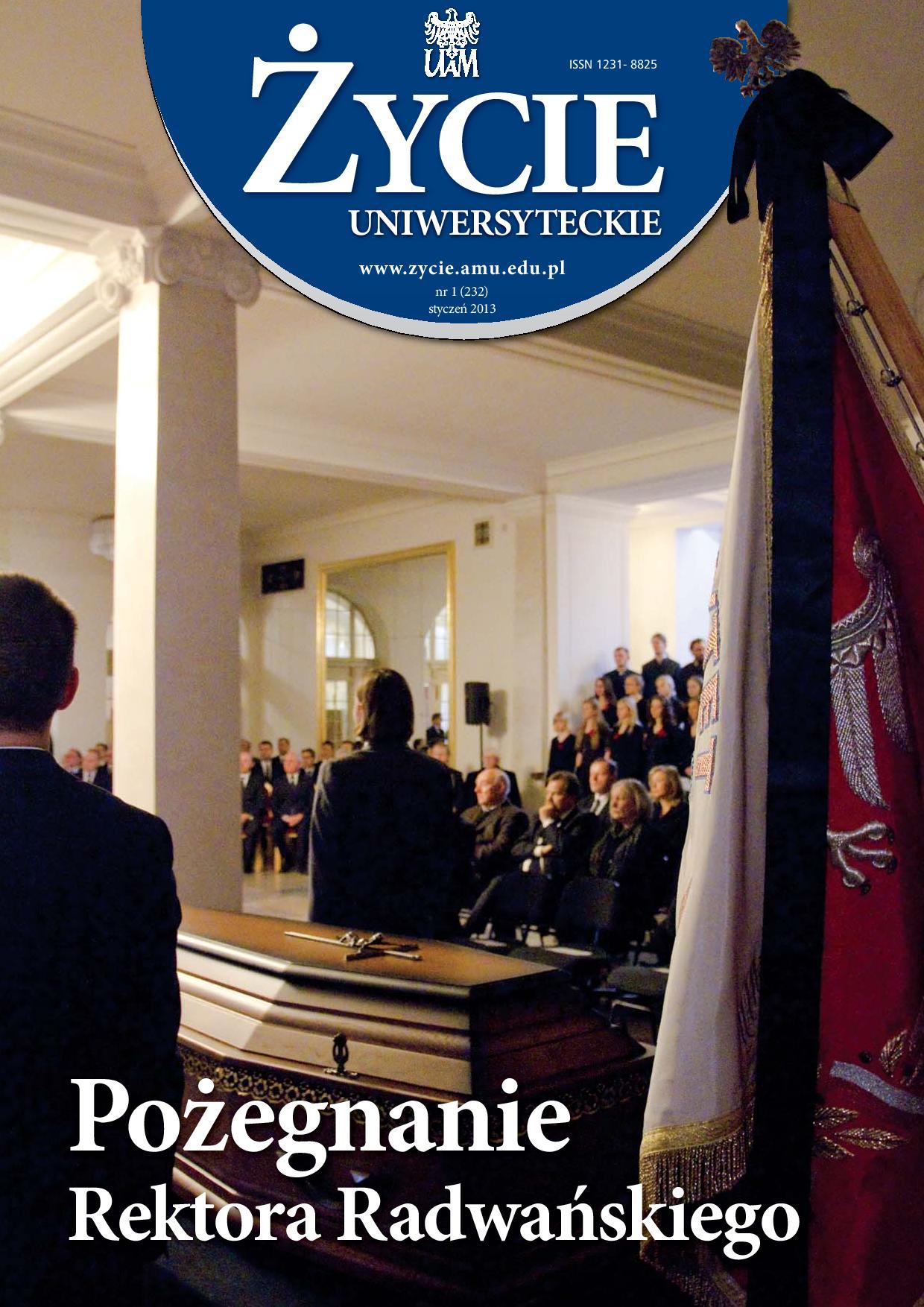Życie Uniwersyteckie Nr 1/2013