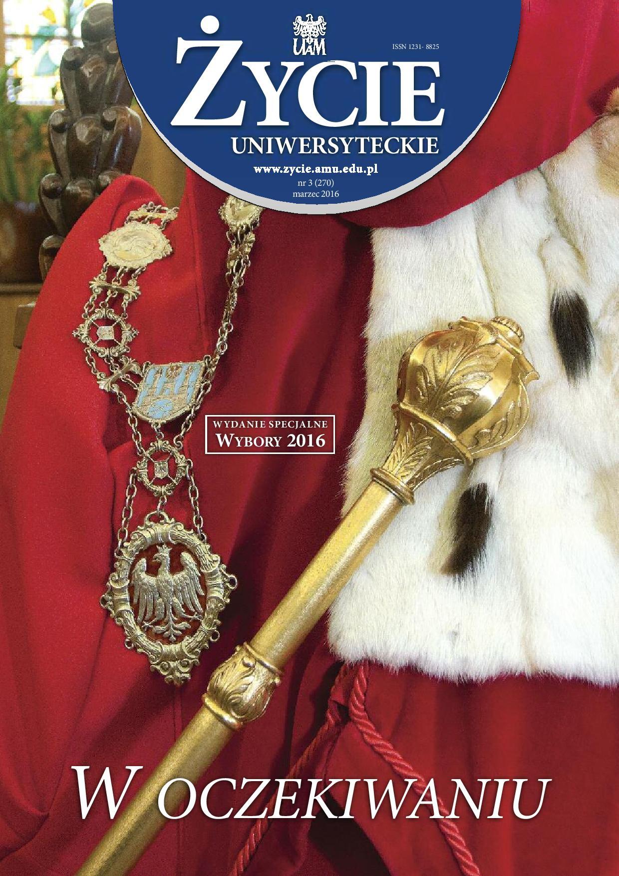 Życie Uniwersyteckie Nr 3/2016