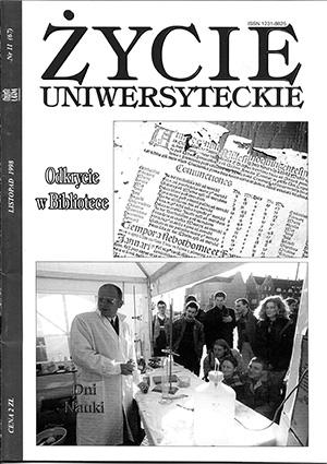 Życie Uniwersyteckie nr 11/1998