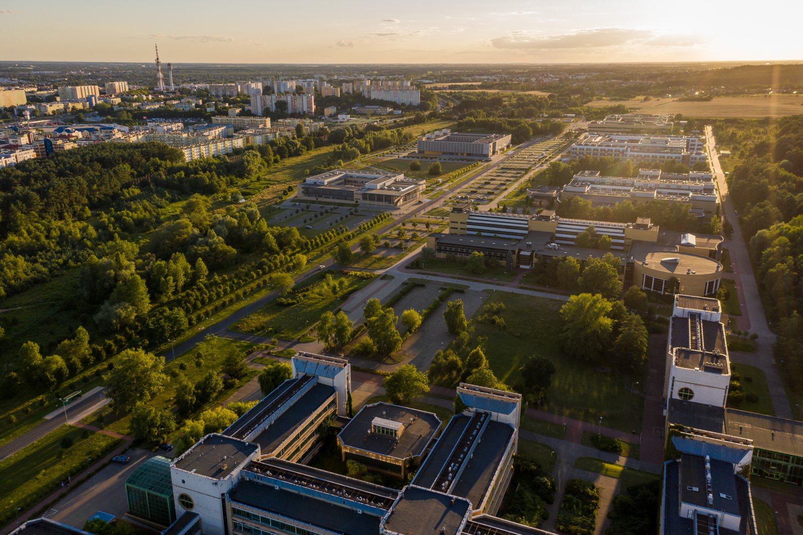 Kampus Morasko. Fot. Adrian Wykrota