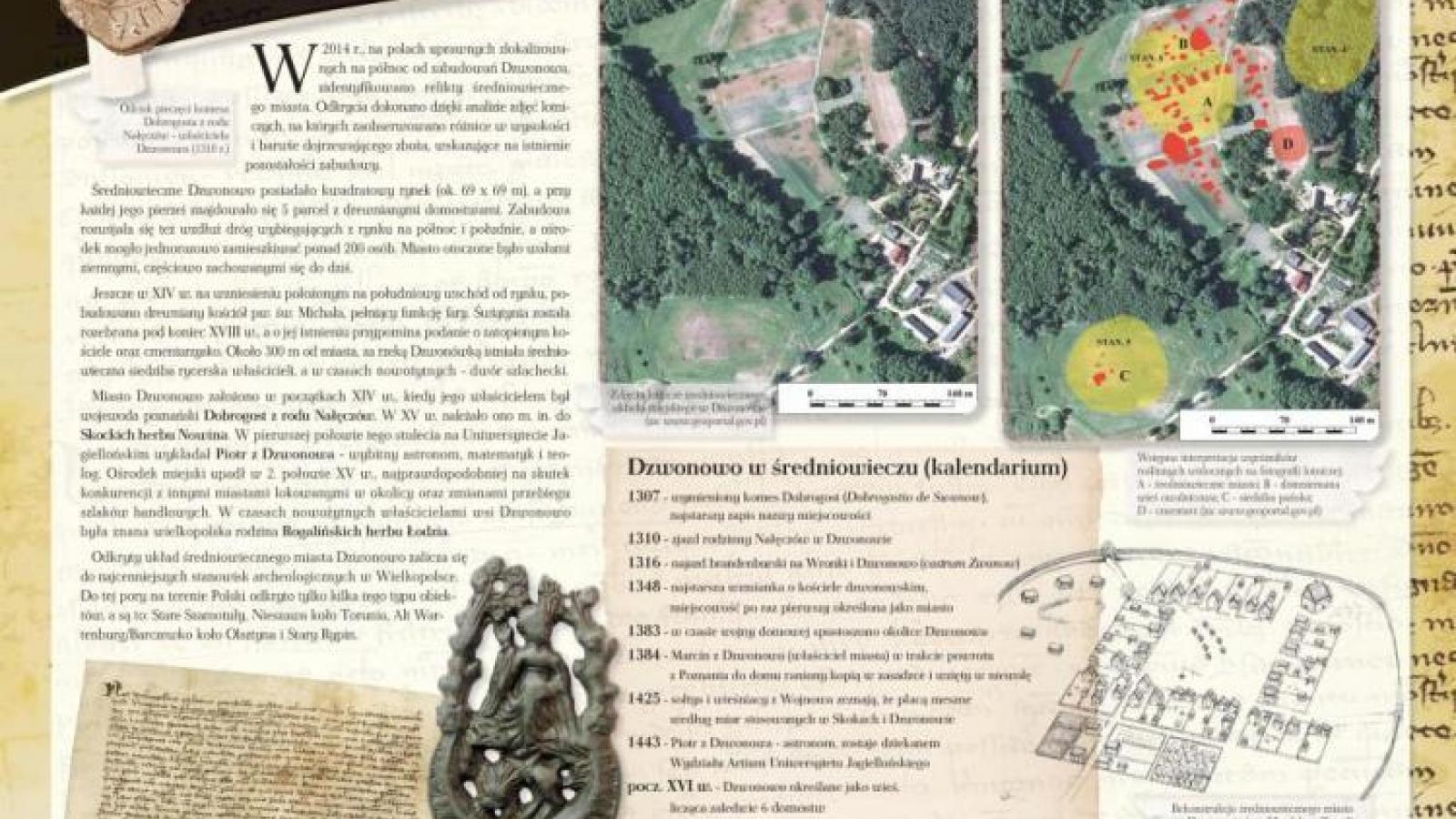 Tablica poglądowa w Dzwonowie