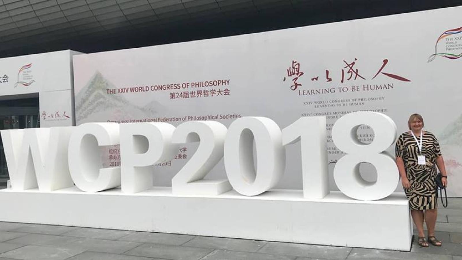 Beata Iwanicka na Światowym Kongresie Filozoficznym w Pekinie