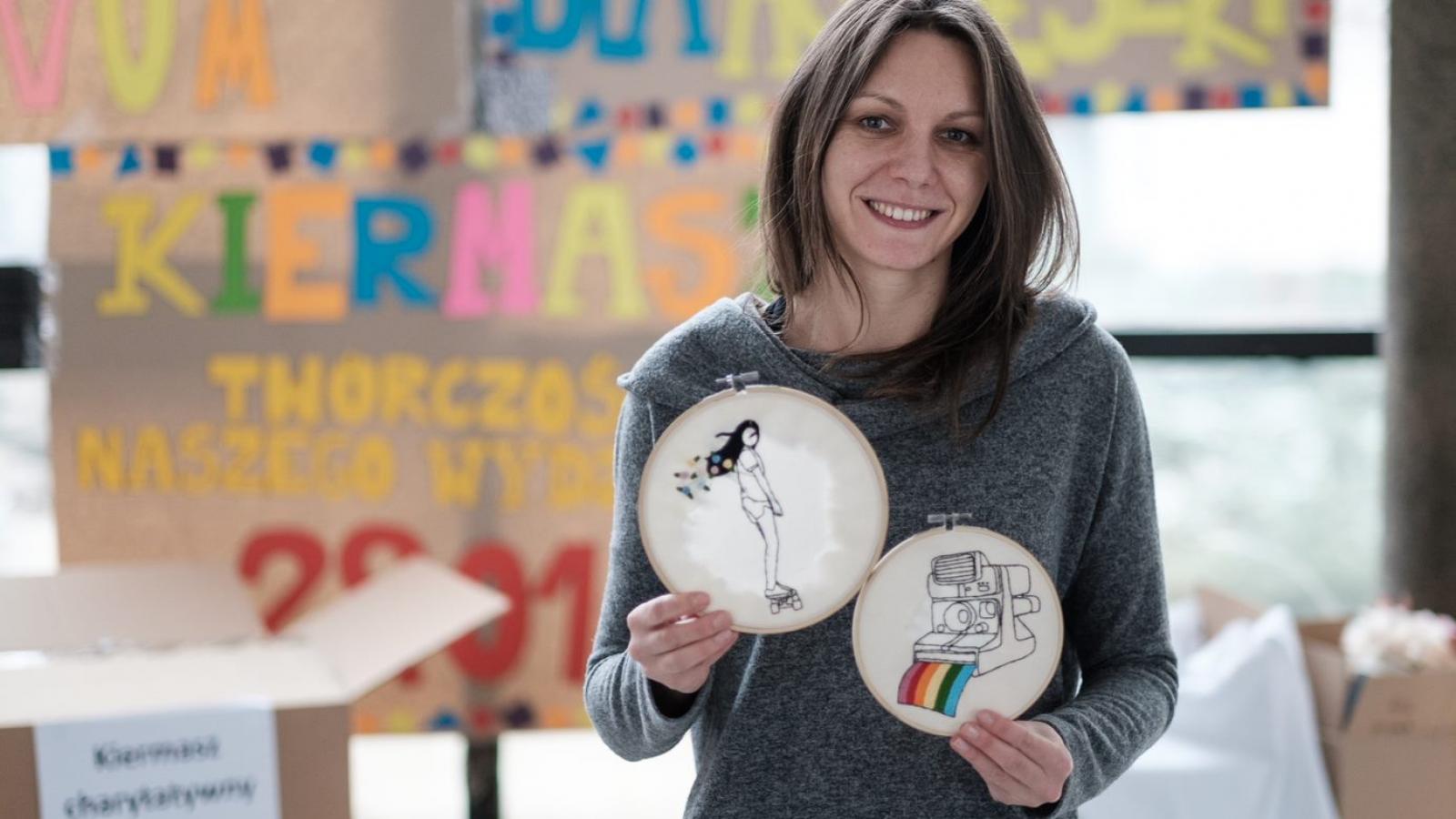 dr Dominika Gortych, pełnomocniczka Dziekana ds. promocji/ fot. Adrian Wykrota