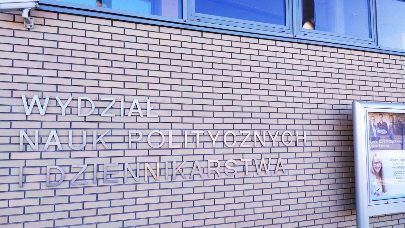 Wydział Nauk Politycznych i Dziennikarstwa, fot. fb.com/wnpid