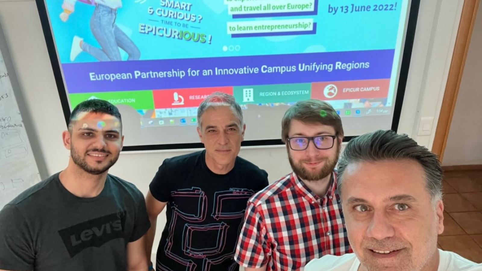 Na zdjęciu od lewej: Iakovos Stratigakis, Kyriakos Barbounakis, Adrian Trzoss, Thrasyvoulos Tsiatsos.