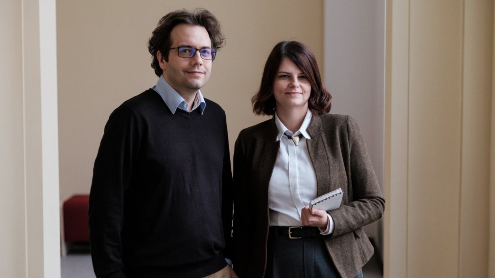 Prof. UAM Karol Bartkiewicz i dr Anna Jelec, fot. Adrian Wykrota