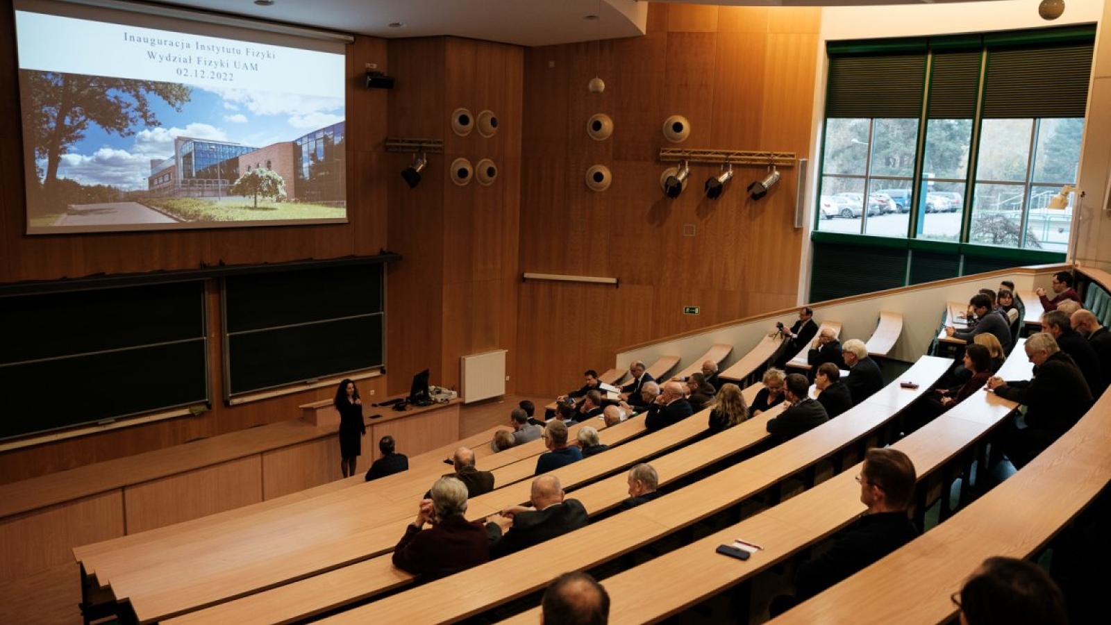 Otwarcie Instytytutu Fizyki UAM Fot. A. Wykrota