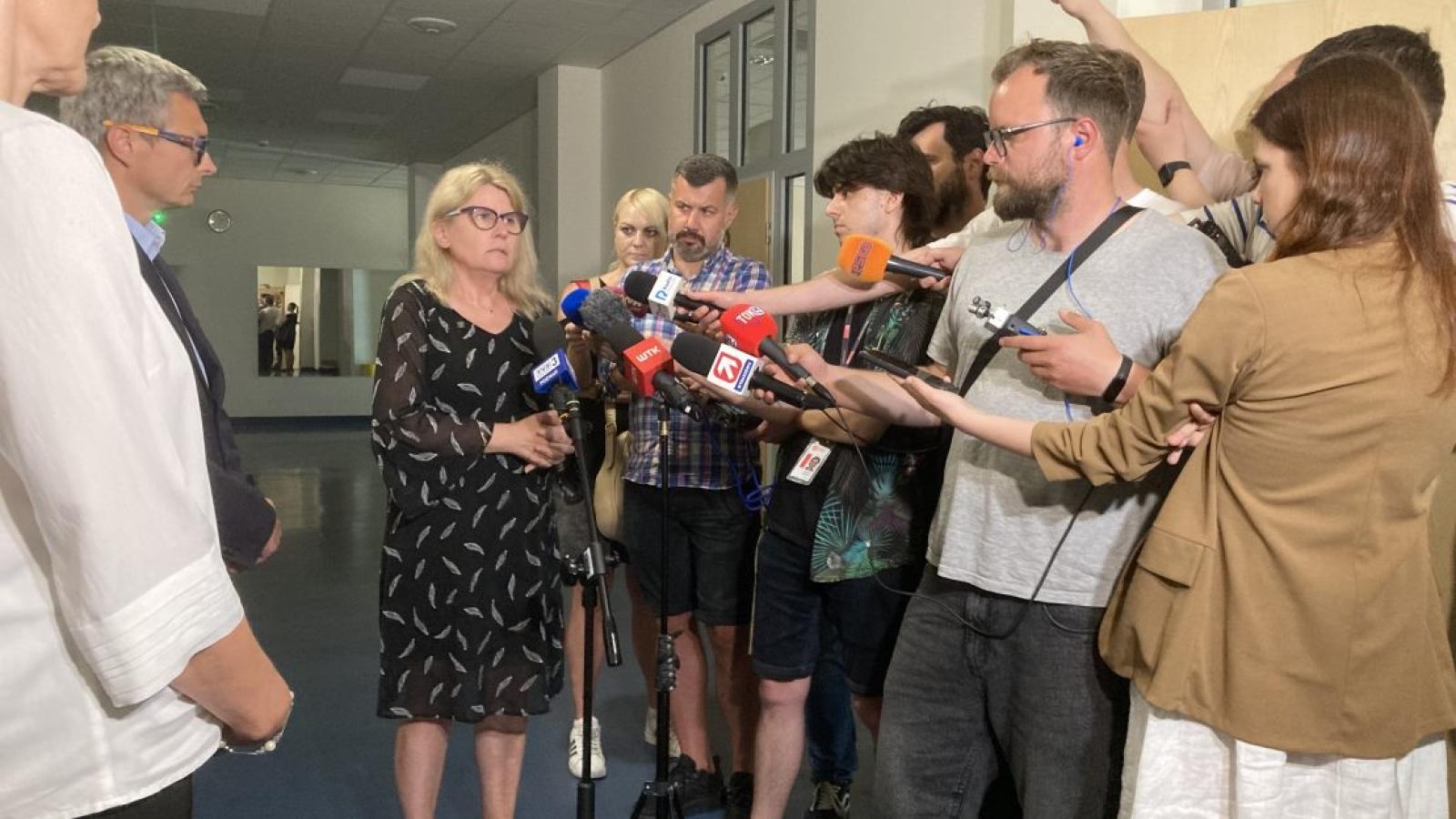 Konferencja prasowa "UAM odpowiada studentom", fot. Przemysław Stanula