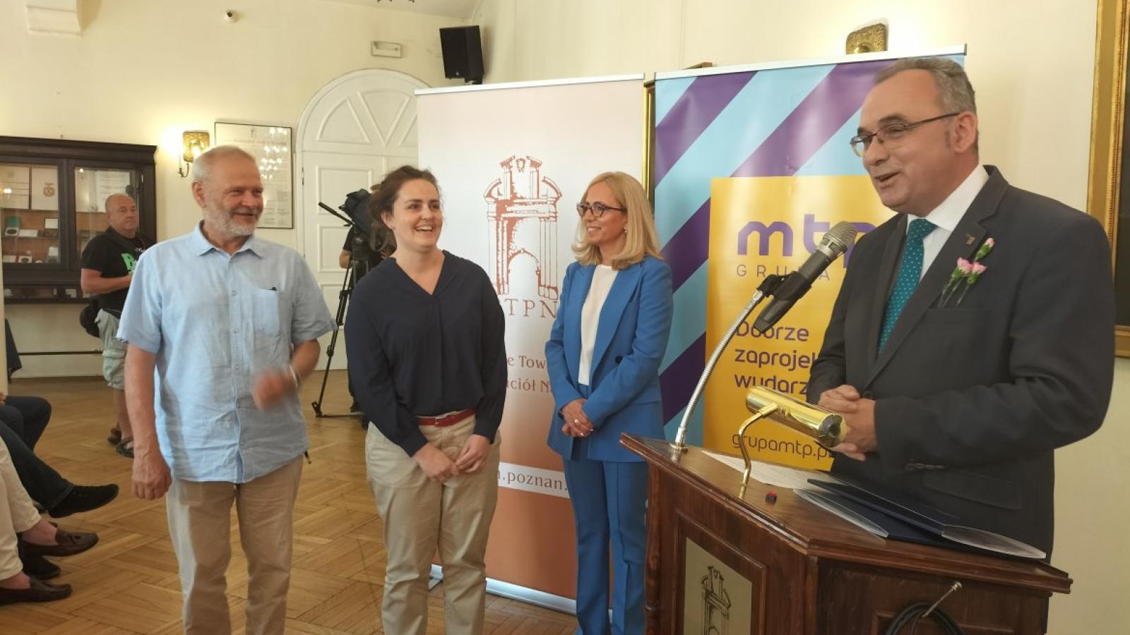 VI Konkurs o Nagrodę Poznańskiego Towarzystwa Przyjaciół Nauk za najlepszą publikację o Wielkopolsce w 2022 r. Fot. Ewa Konarzewska-Michalak