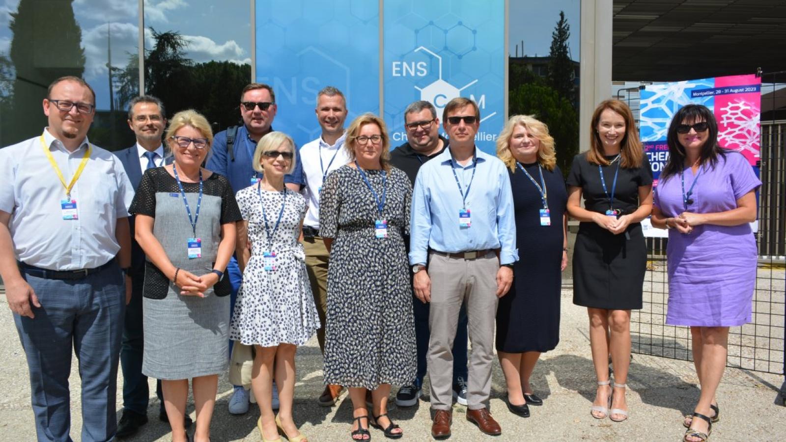 Uczestnicy Francusko-Polskiego Kongresu Chemicznego