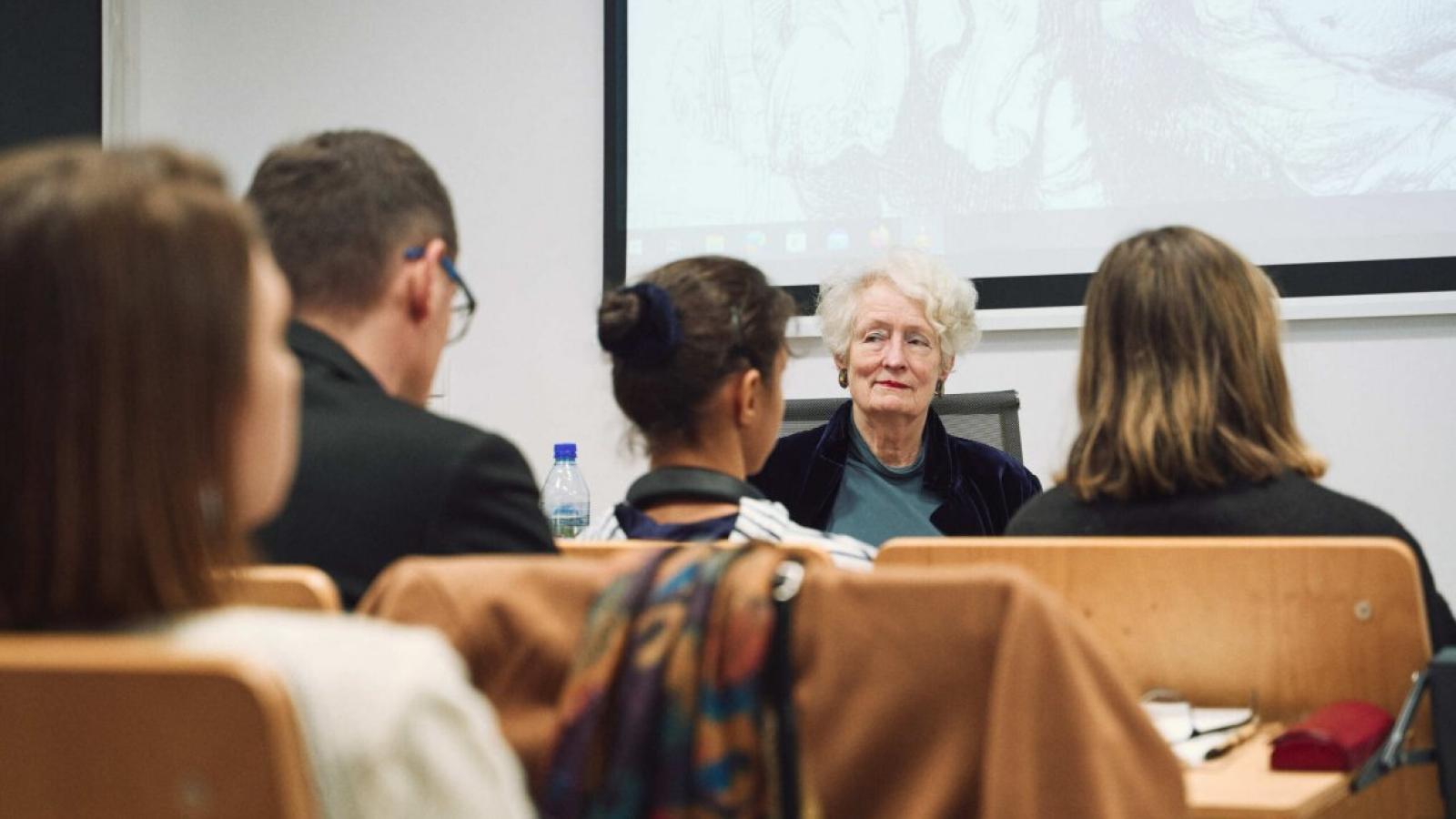 Wykłady prof. Mieke Bal     Fot. Marcin Sokalski