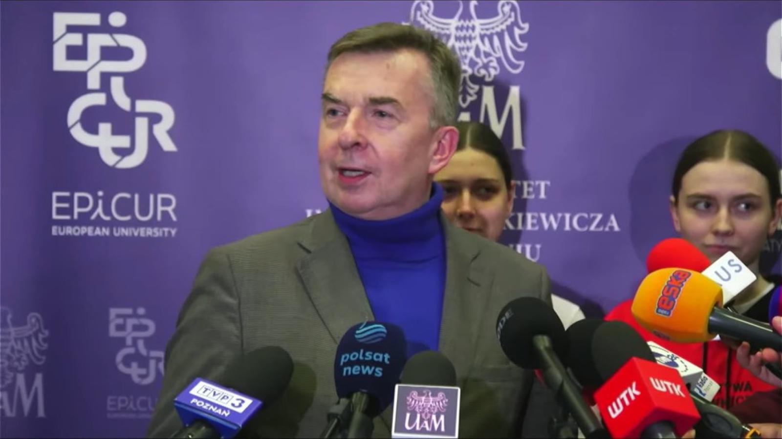 Minister Nauki i Szkolnictwa Wyższego, Dariusz Wieczorek  Fot. YT